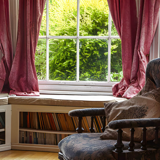 How to Hang Curtains on a Bay Window